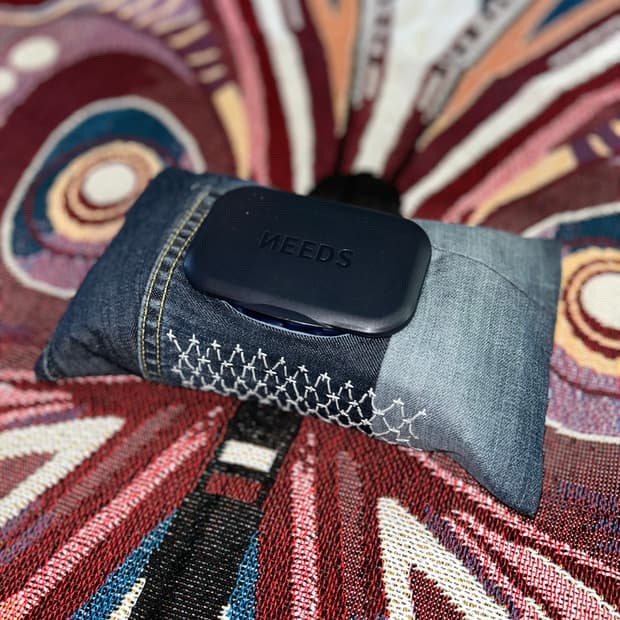 사시코 물티슈 케이스 sashiko Wet tissue case 003