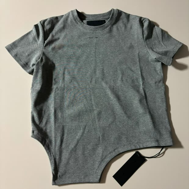 (1회착용) asymmetric tshirt