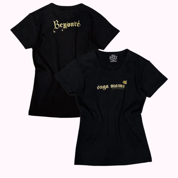 lettering bee slim t-shirt