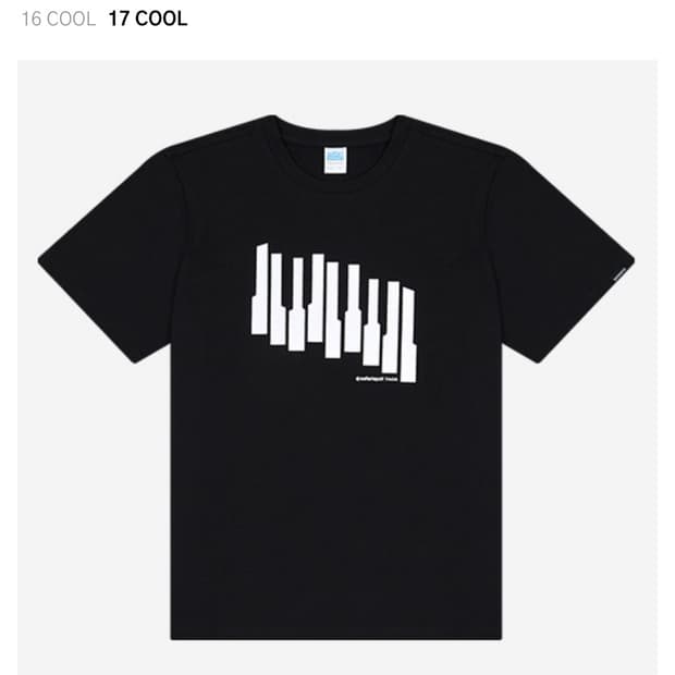 [사파리스팟] AUTHENTIC PIANIST TEE (BLACK)
