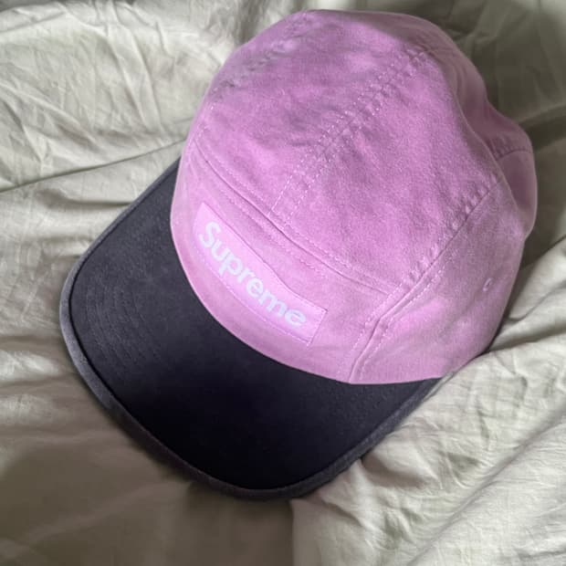 슈프림 25FW 몰스킨 캠프캡 핑크