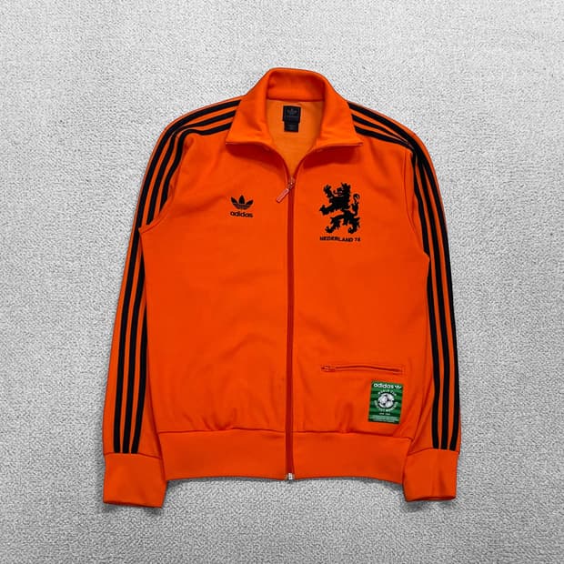 아디다스 네덜란드 국대 트랙탑 져지 오렌지