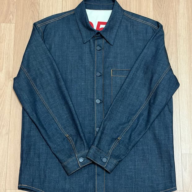 플랙 런업 데님셔츠 XL