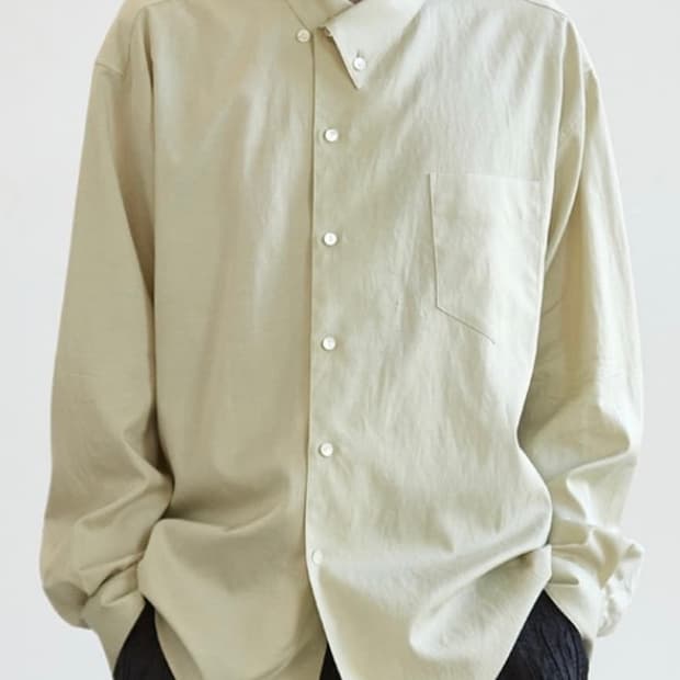 해칭룸 비크 비대칭 셔츠