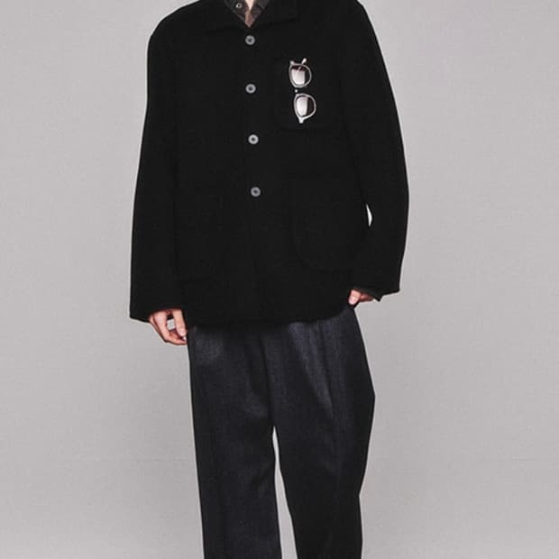 Handmade High Collar Coat_Black