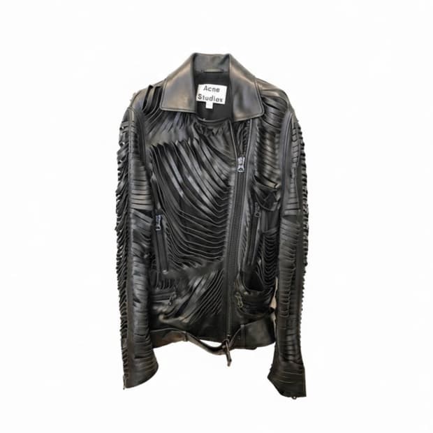 아크네스튜디오 레더 자켓 34 
