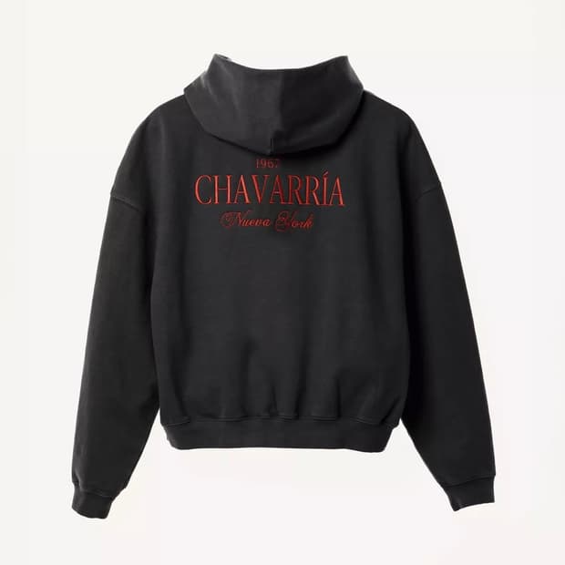 자라x윌리차바리아 릴렉스드 핏 후드집업 블랙 M