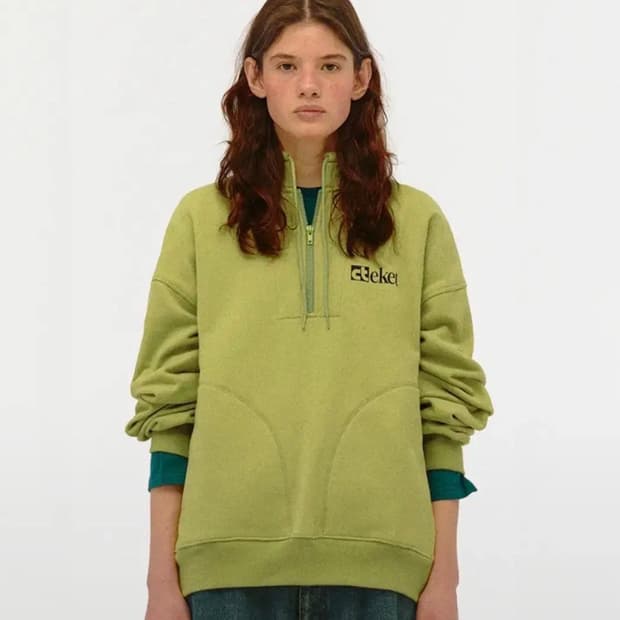 테켓 Plan Half Zip-Up Sweatshirt