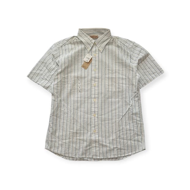 Jeaning garage  시어서커 스트라이프 반팔 셔츠