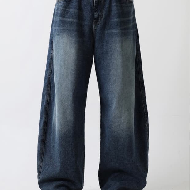 Infinity washing denim pants (blue)