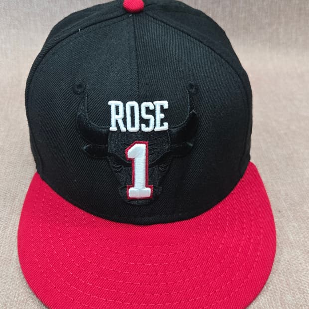 [정품/7 1/2] 뉴에라 NBA 시카고 불스 데릭 로즈 #1 59FIF