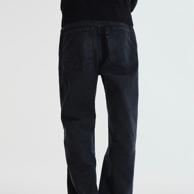 (미착용새상품)포터리 원워시드 컴포트 데님 - 블루 블랙 (4사이즈)