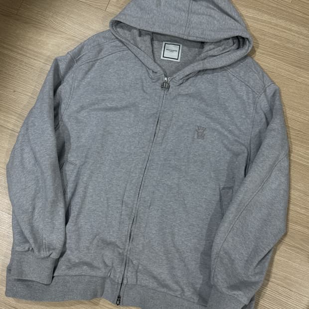 우영미 24SS 스트링 후드집업 그레이