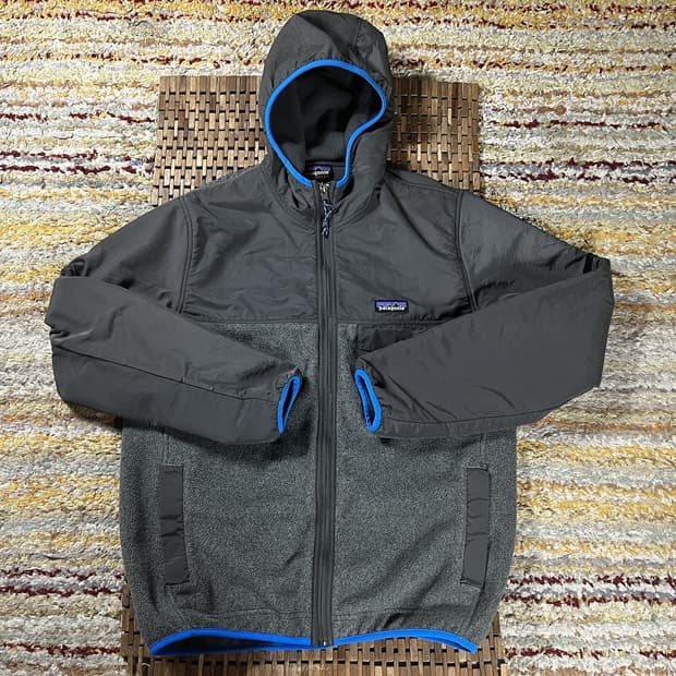파타고니아 싱칠라 스냅-T 후디 블루그레이/블랙