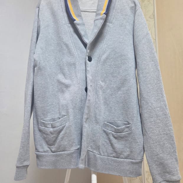 Beams 스웻가디건 그레이