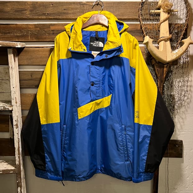 [L]90's 노스페이스 USA Made 멀티컬러 고어텍스 아노락 자켓