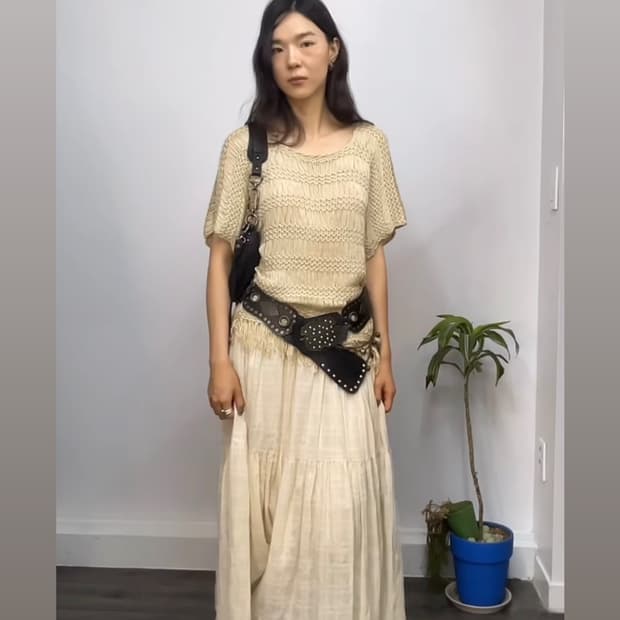 빈티지 스커트 리버티하우스