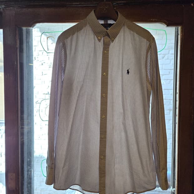 폴로랄프로렌 깅엄패턴셔츠