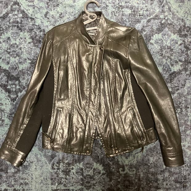 빈티지 레더 자켓