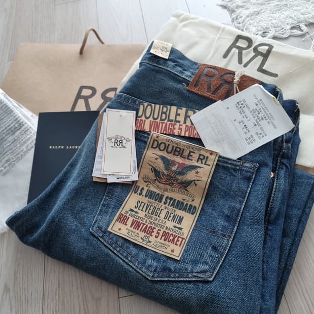 더블알엘 RRL 빈티지파이브포켓 33x32 민트급