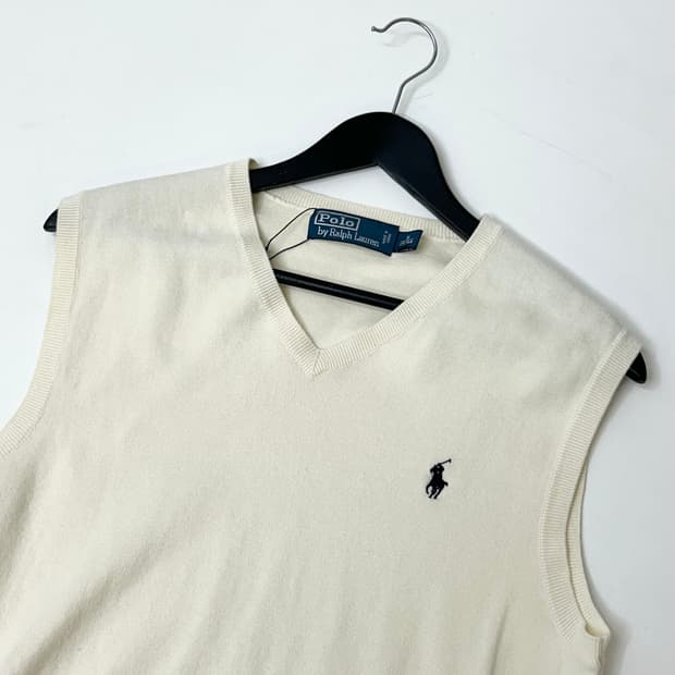 Polo 폴로 랄프로렌 베이지 컬러 베스트