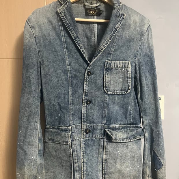 Rrl 쓰리포켓 데님 자켓