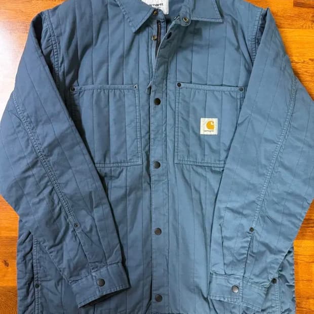 칼하트 스톰블루 퀄팅 자켓