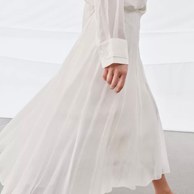 자라 플루이드 콤비 스커트 M