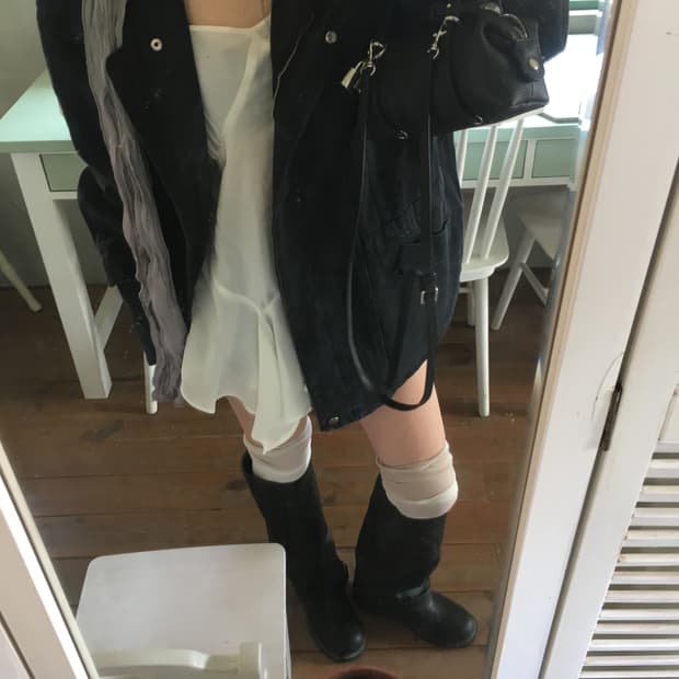 아워캐비넷 코튼 자켓