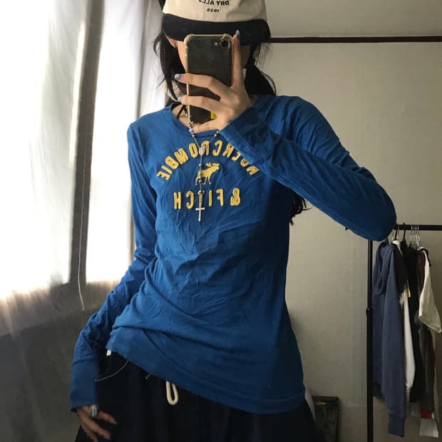 아베크롬비 딱붙핏 롱슬리브