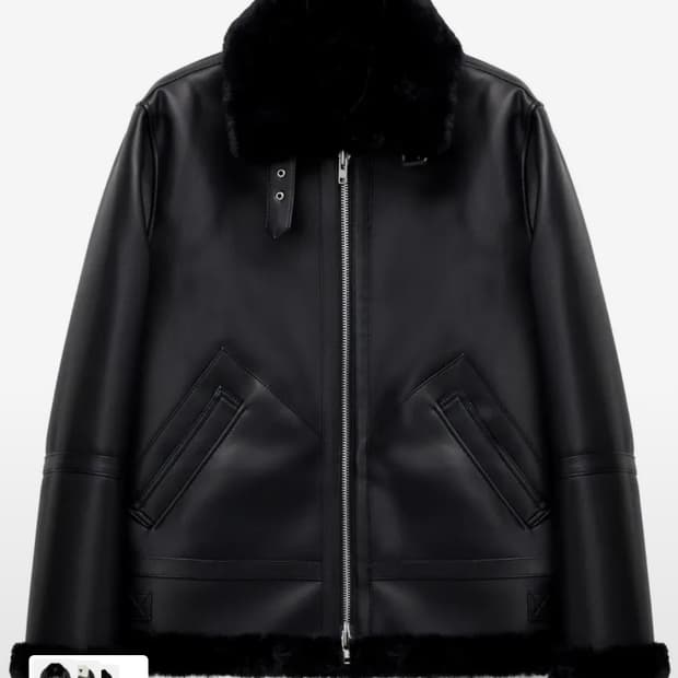 도프제이슨 솔리드 무톤자켓