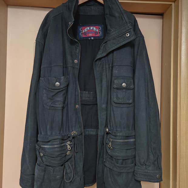 가죽 사파리자켓