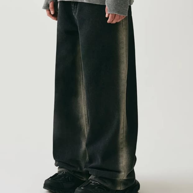 어반드레스 라인 와이드 팬츠 Side-line Wide Pants GRE