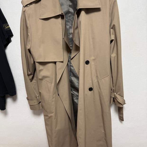 시스템옴므 fw18 트렌치 코트 