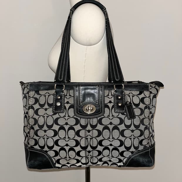 📦Coach Cookies&cream shoulder bag