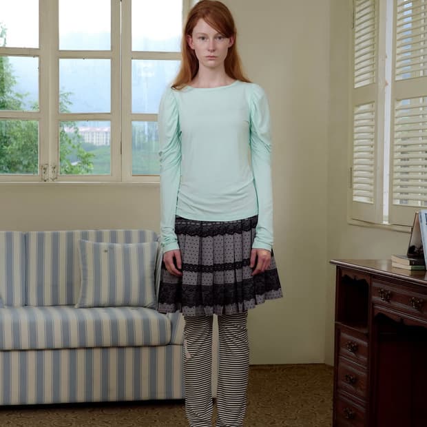 원희 착용) sorvetroom 소르베룸 롱슬리브 탑 민트