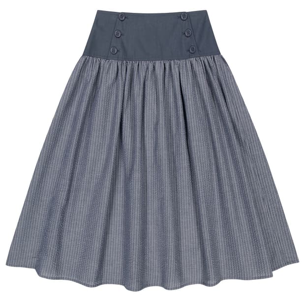 코이세이오 더블버튼 스커트 네이비 size1