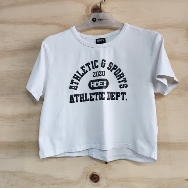 108) HDEX 크롭 반팔 티셔츠