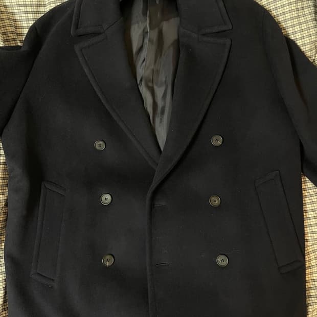 무신사 캐시미어블렌드 더블코트 XL