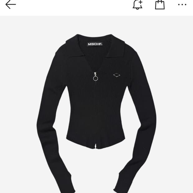 (W) Mischief Knitted Long Sleeve Shirt B