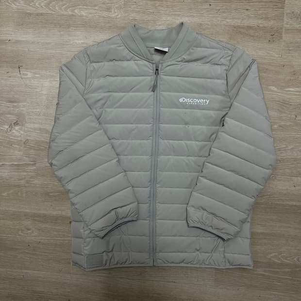 디스커버리 키즈 구스다운 경량패딩 점퍼 [베이지] 150