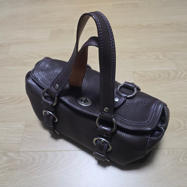 Coach 코치 페블레더 사첼 미니 보스턴백 