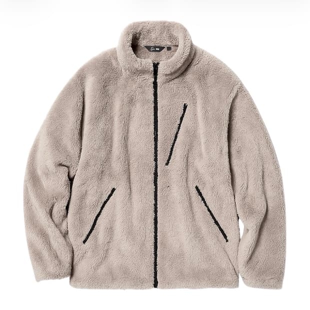 유니클로 x 니들스 플리스 자켓 베이지 XL - JP