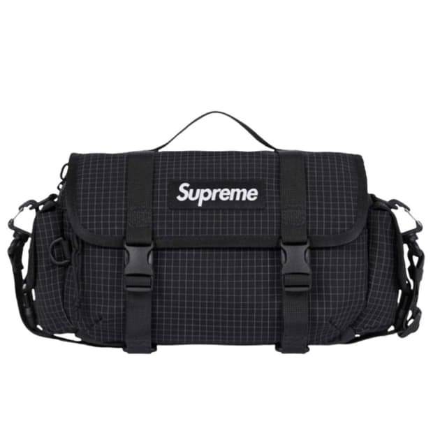 슈프림 미니 더플백 블랙 - 24SS