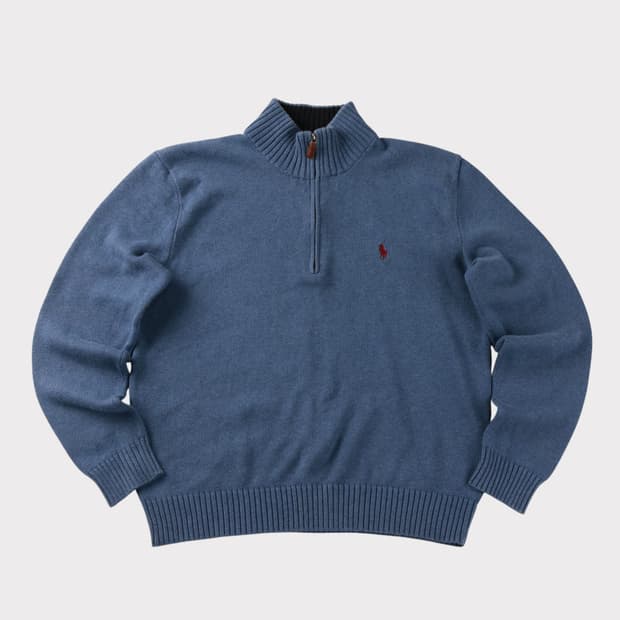 [M] 폴로 랄프로렌 반집업 니트