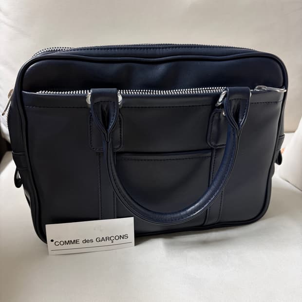 꼼데가르송 스쿨백 S (네이비) 