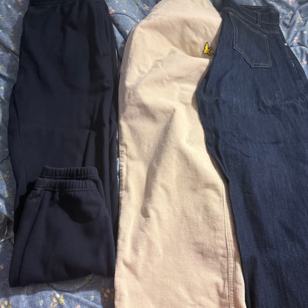 조거팬츠,와릿이즌 스웨트팬츠 데님팬츠 처분