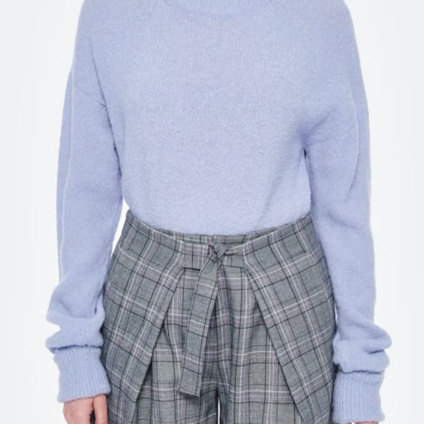 tibi 슬릿 부클 알파카니트 