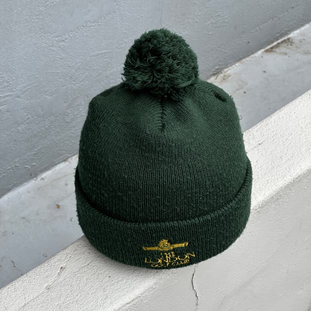 [F] 캉골 런던 골프 클럽 그린 폼 비니 모자