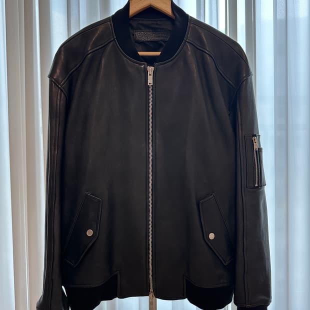 느와르 라르메스 레더 ma1 / 48